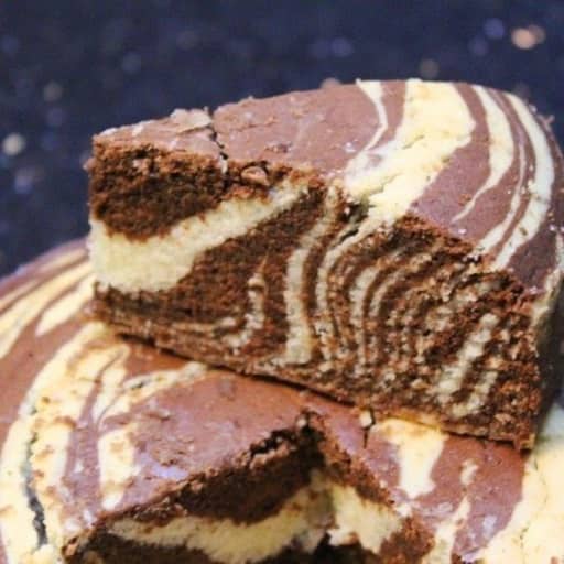 طرز تهیه کیک زبرا برای 12 نفر