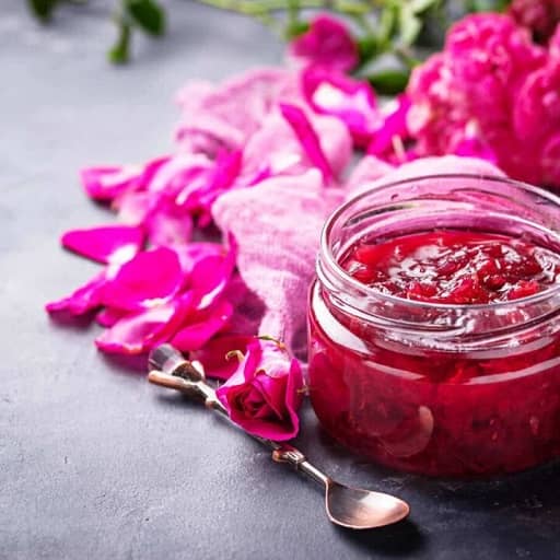 فوت و فن مربای گل محمدی