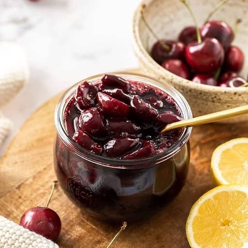 طرز تهیه کمپوت گیلاس فوری