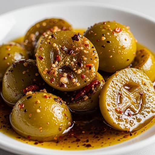 طرز تهیه ترشی سپستان با روغن زیتون