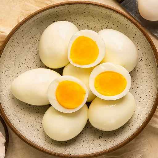 طرز تهیه تخم مرغ آب پز