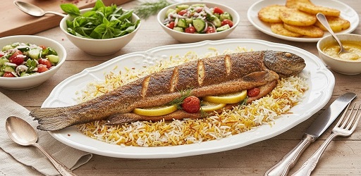 پخت ماهی قزل آلا