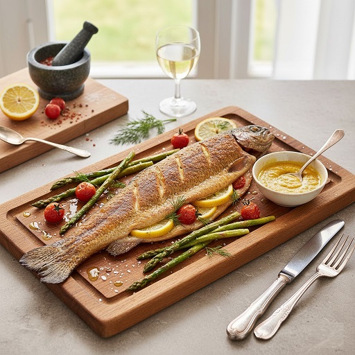 طرز پخت ماهی قزل آلا