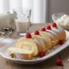 طرز تهیه رولت خامه ای با لیوان فرانسوی