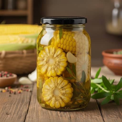 طرز تهیه ترشی بلال حلقه ای