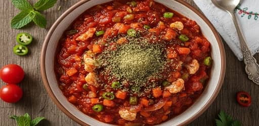 ترشی گوجه فرنگی رنده شده