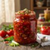 طرز تهیه ترشی گوجه فرنگی رنده شده