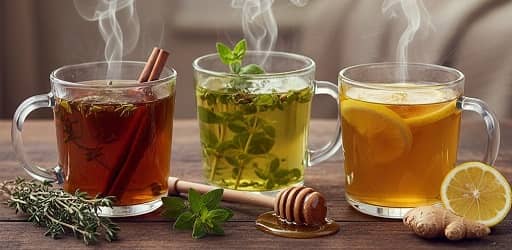 دمنوش برای گلو درد