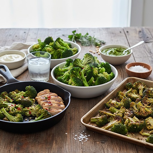 طرز پخت کلم بروکلی