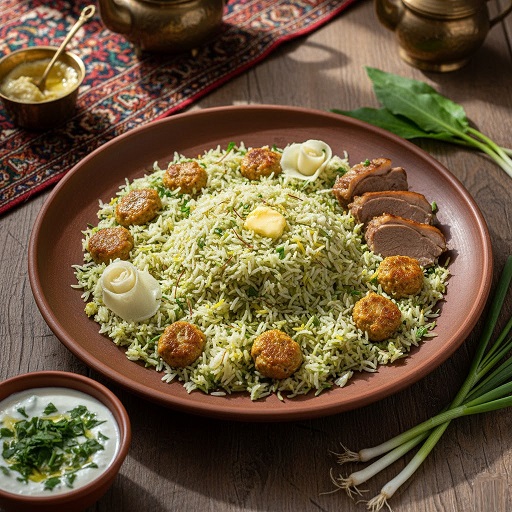 طرز تهیه والک پلو شمیران