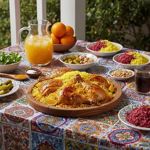 طرز تهیه مرغ پرتقالی