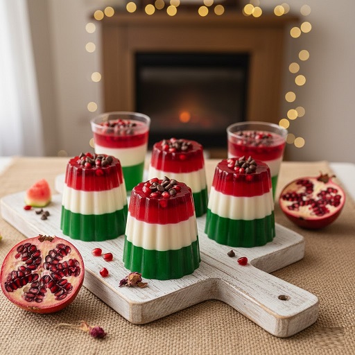 طرز تهیه ژله شب یلدا با لیوان یکبار مصرف