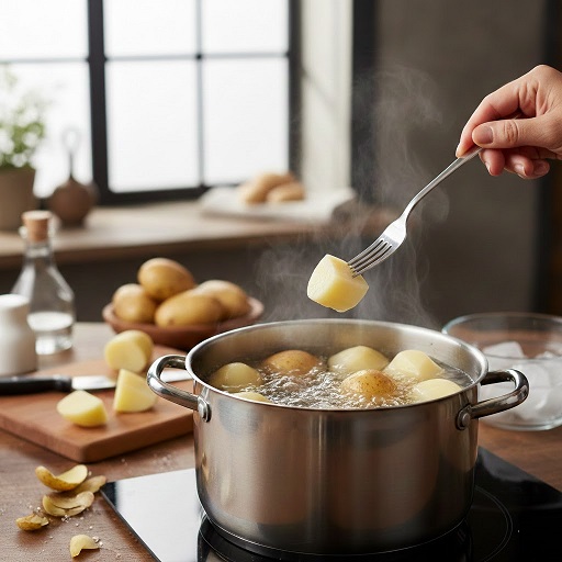 زمان پخت سیب زمینی آب پز