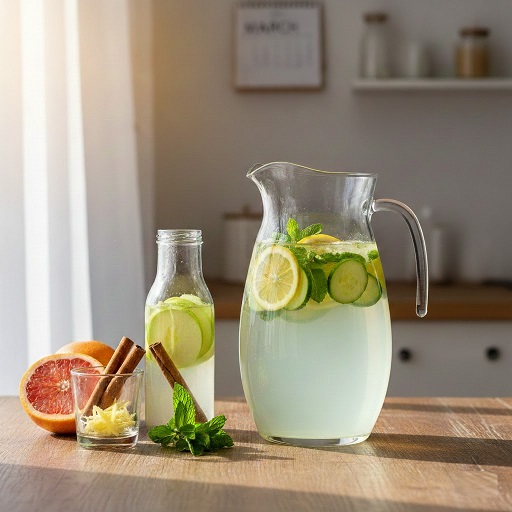 طرز تهیه دتاکس واتر برای لاغری سریع تا عید