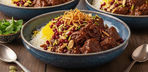 قیمه نثار برای 4 نفر