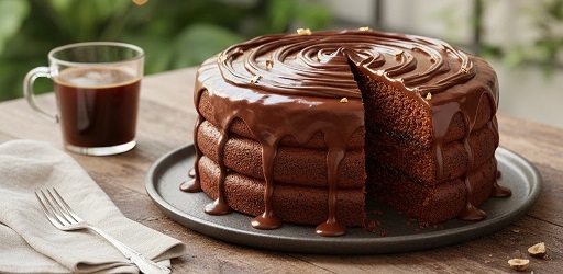 کیک نوتلا کافی شاپی