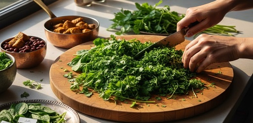 نسبت دقیق ترکیبات برای ۱۰ کیلو سبزی خورش قرمه سبزی